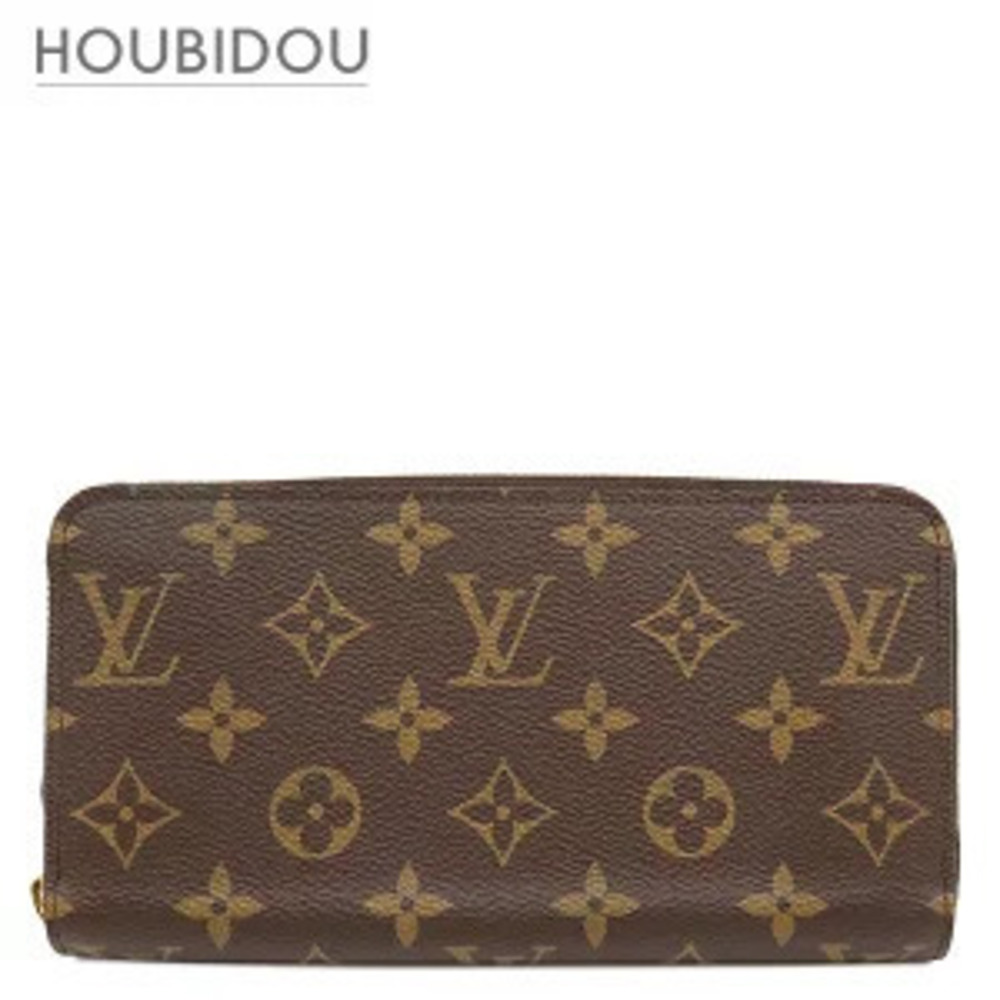 Louis Vuitton Zippy Wallet Long Monogram Canvas Coquelicot Red Round Zipper